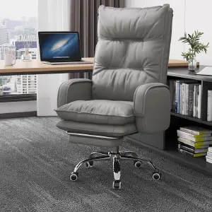 SILLA PARA ESCRITORIO MAX CONFORT GRIS