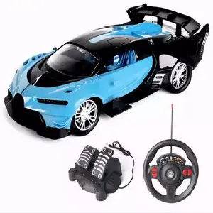 Carro a control remoto con timón y pedal