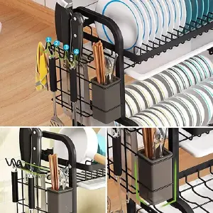 Secador Escurridor de Loza: ¡Organización y Secado Perfectos! - Secador Escurridor De Loza Platos 2 Nive