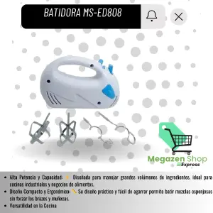 BATIDORA MANUAL MS-ED808
