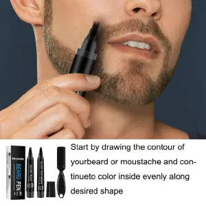 Lápiz Delieador de Barba BIOTEZ: Define tu estilo con precisión - lapiz delideador barba BIOTEZ