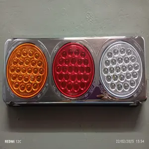 STOP TRIPLE REDONDO 3" LED