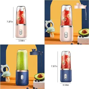 Licuadora Portátil Vaso 400 Cocina ⚡