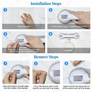 Barras de agarre para bañeras y duchas
