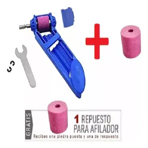 afilador de brocas + piedra de repuesto