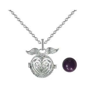 Collar Llamador De Angel Corazon Corazon
