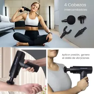 MASAJEADOR MINI DE 4 CABEZAS INTERCAMBIA