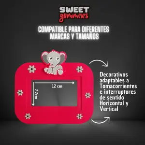 Decorativo H Diseño Elefantes