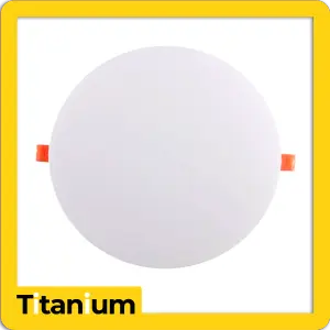 PANEL LED FRAMELESS TITANIUM REDONDO  3