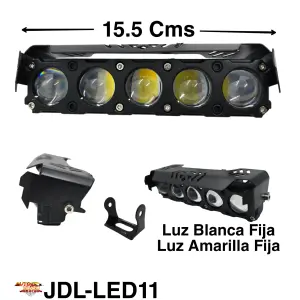esploradora lupa 5 ojos blanca amarilla
