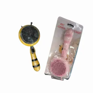 CEPILLO PARA MASCOTA AVISPA Y  ROSA