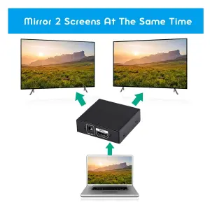 Splitter Hdmi 2 X 1 Mas Cargador