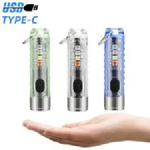 Linterna LED de 8 modos linterna UV  ⚡