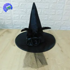 Sombrero Bruja Disfraz Halloween SMBRU01