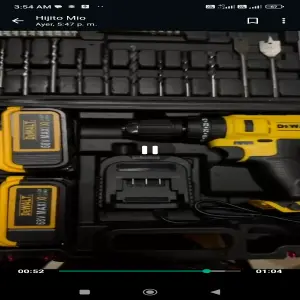Taladro 68 V Amarillo