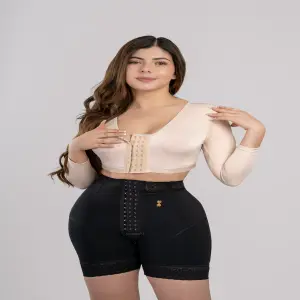 Brasier posquirurgico con manga y realce