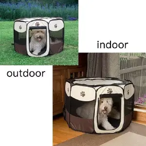 Corral Plegable Para Perro Y Gato