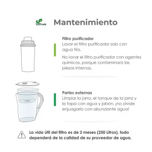 Jarra Purificadora de Agua Alcalina 2.6: Tu Fuente de Salud Diaria - Jarra Purificadora De Agua Alcalina 2.6