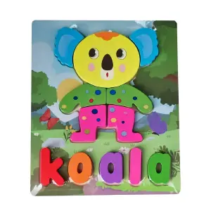 Rompecabezas Didáctico Multicolor Figura