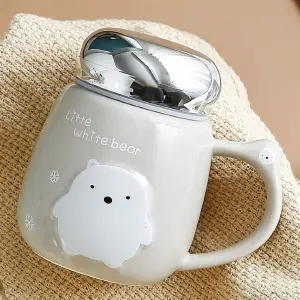 Taza de café con relieve de Animalitos