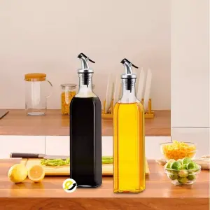 Set X2 Aceitera Vinagrera Botella Dispen