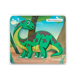 Rompecabezas Didáctico Dinosaurio Multic