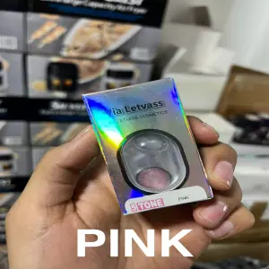 Lentes halloween color pink