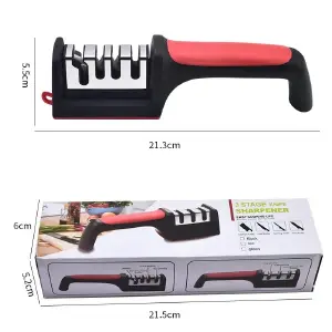 Afilador de cuchillos acero inoxidable