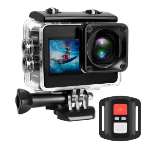Camara Deportiva 4k Táctil Doble Pantall