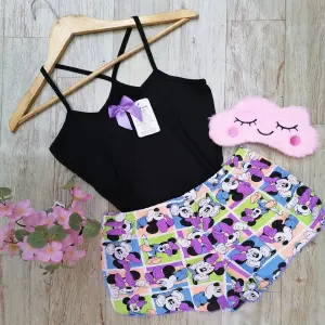 Pijama shorts dama
