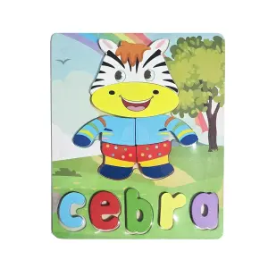 Rompecabezas Didáctico Multicolor Figura