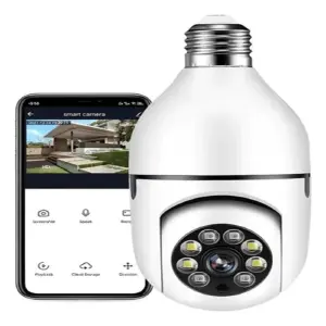 Cámara De Seguridad Wifi Bombillo