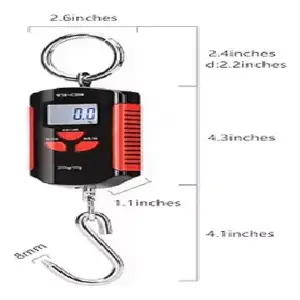 Balanza Bascula Digital Colgante 100kg