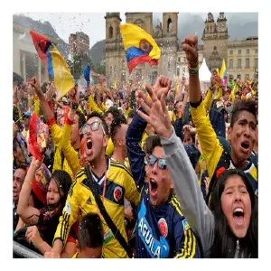Bandera de Colombia 150x90cm con Escudo - Bandera Colombia 150x90cm Con Escudo