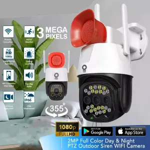 CAMARA IP EXTERIOR 4G CON ALARMA.