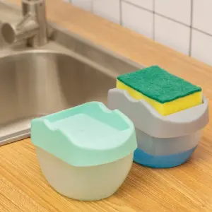 Dispensador de jabón líquido 2 en 1