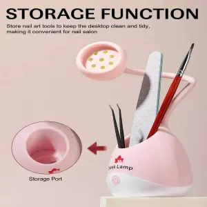 Lámpara De Uñas Portátil Recargable De 3