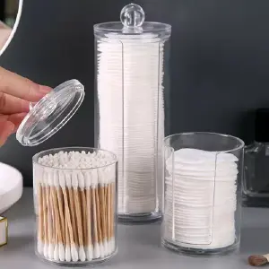 Caja de almacenamiento de algodón cosmét