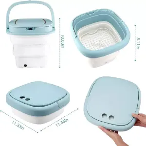 Lavadora Portátil Mini Plegable Pequeña