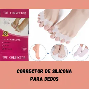 Separadores de Dedos de Silicona: ¡Comodidad y Alineación para tus Pies! - Separador dedos pie silicona