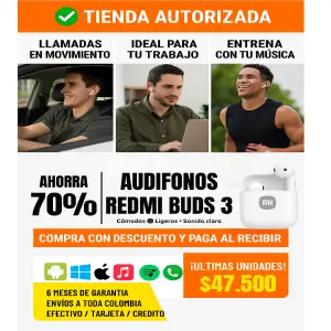 Audífonos Buds3 Xiaomi: Experimenta el Sonido Perfecto - Audífonos Buds3 Xiaomi
