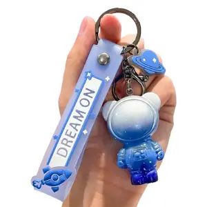 Llavero Astronauta Oso Espacial Azul