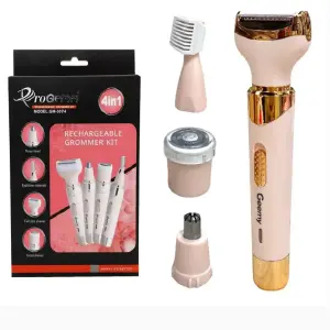 Rasurador recargable para dama rosa