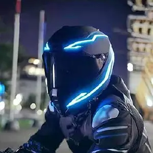 Luz led para casco