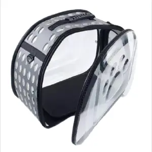 Bolso Plegable Transparente Para Mascota