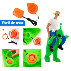 Disfraz Inflable Alíen TV84