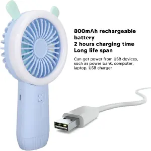 VENTILADOR DE MANO INALMBRICO