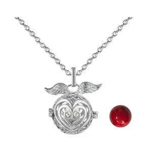 Collar Llamador De Angel Corazon Corazon