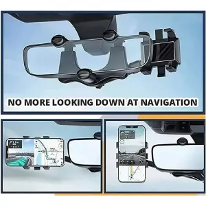 Soporte Celular 360° Retrovisor