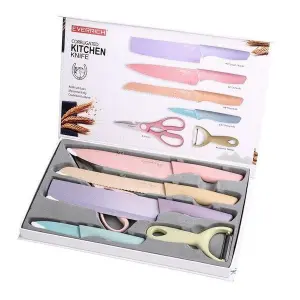 SET CUCHILLOS COLORES